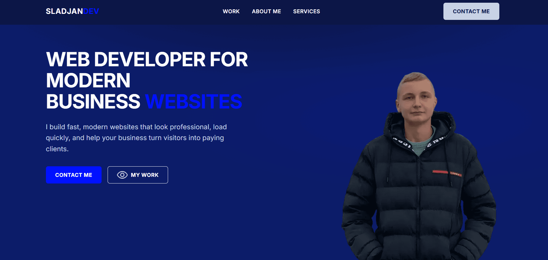 Personal Portfolio Website screenshot
